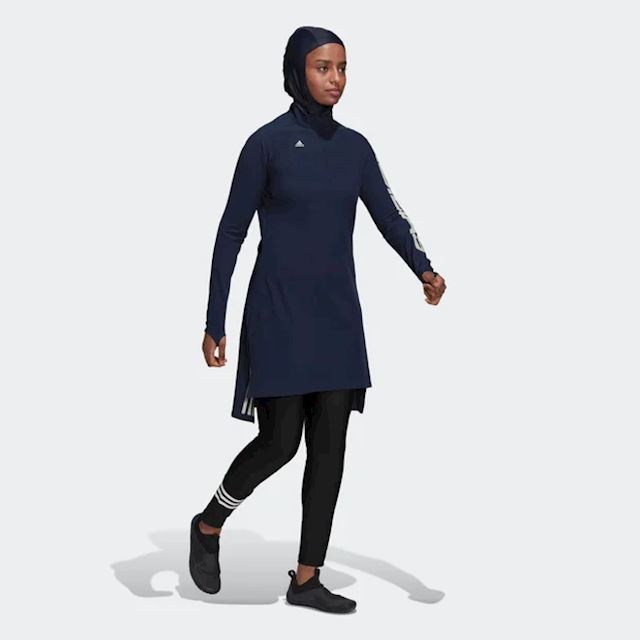 Adidas 3-Stripes Swim Hijab - Women Tracksuits | HN2311 | FOOTY.COM