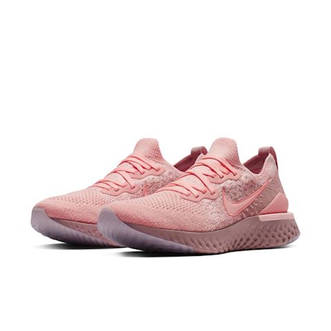nike epic react flyknit women's pink