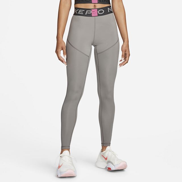 Nike Pro Women's Graphic Mid-Rise Leggings - Grey | DQ5595-029 | FOOTY.COM