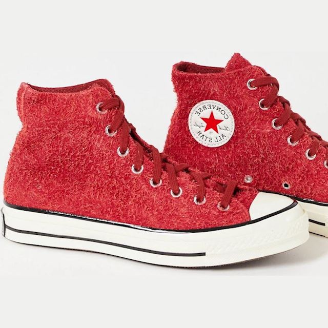 converse suede red