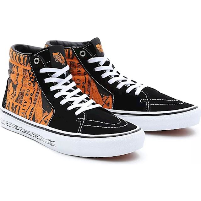 VANS Vans X One Piece Skate Sk8-hi Shoes (one Piece Wanted Nami Orange ...