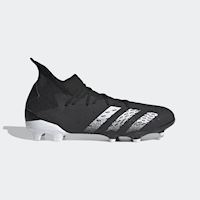 plain black football boots