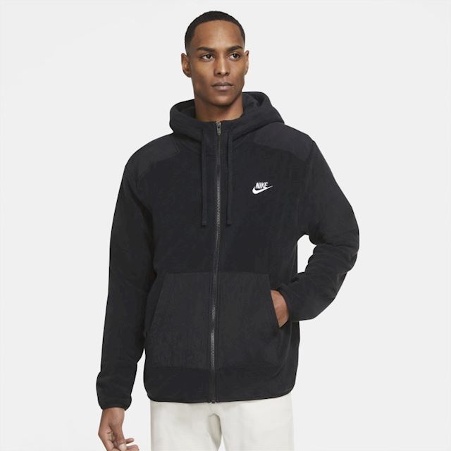 Nike Sportswear Style Essentials+ Men's Fleece Full-Zip Hoodie - Black ...