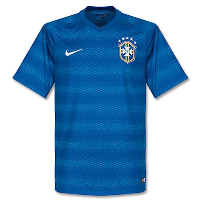 Nike Brazil Mens SS Away Shirt 2014 | 575282-493 | FOOTY.COM