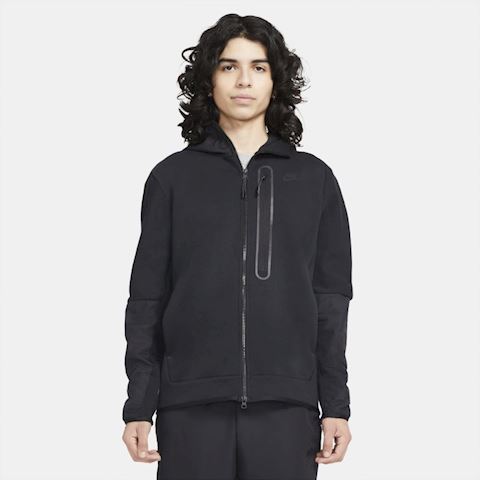 Nike Sportswear Tech Fleece Men's Full-Zip Woven Hoodie - Black ...