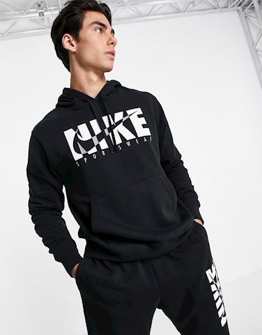 Nike graphic logo fleece tracksuit in black | DD5242-010 | FOOTY.COM