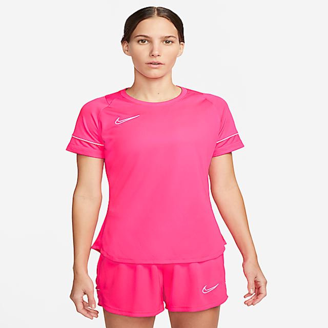 Nike Dri-FIT Academy Women's Short-Sleeve Top - Pink | DQ6746-639 ...
