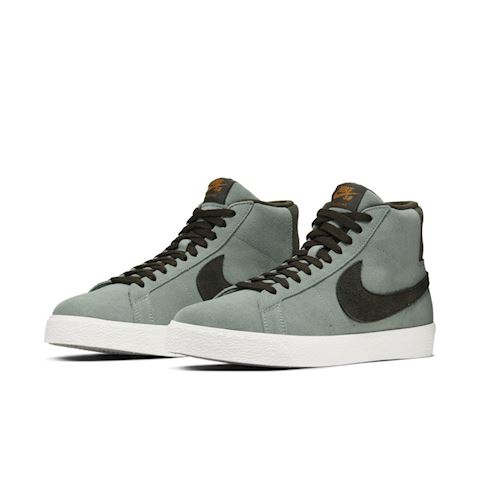 Nike SB Zoom Blazer Mid Skate Shoe - Green | 864349-301 | FOOTY.COM