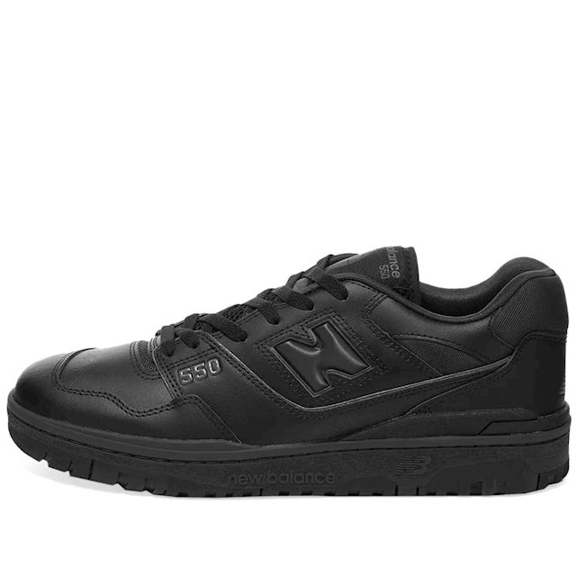 New Balance 550 - Men Shoes - Black - Leather, Synthetics - Size 7.5 ...
