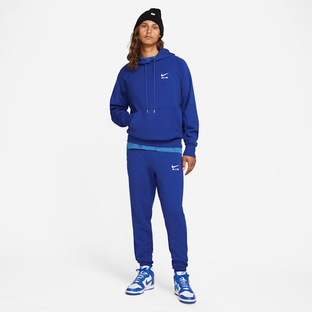 Nike Air Men's French Terry Pullover Hoodie - Blue | DQ4207-455 | FOOTY.COM
