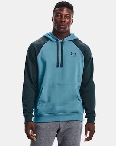 women's under armour rival fleece colorblock hoodie