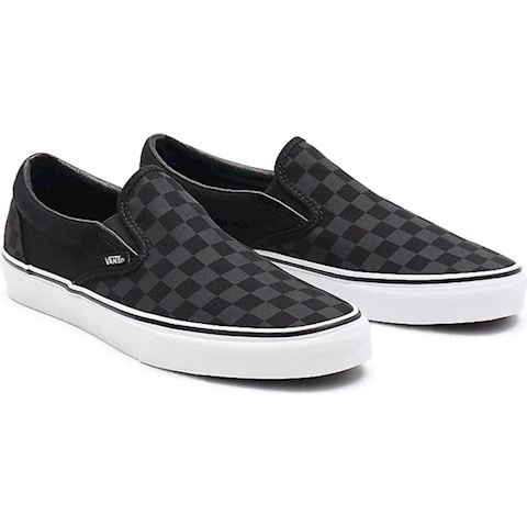 VANS Checkerboard Classic Slip-on Shoes ((checkerboard)black/black ...