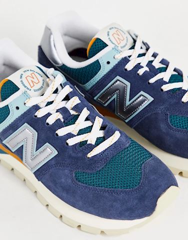 new balance 574 navy blue silver