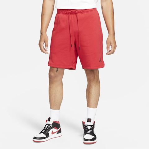 nike fleece shorts red