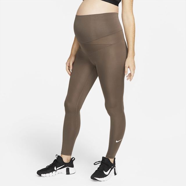 Nike One (M) Women's High-Waisted Leggings (Maternity) - Brown | DH1587 ...