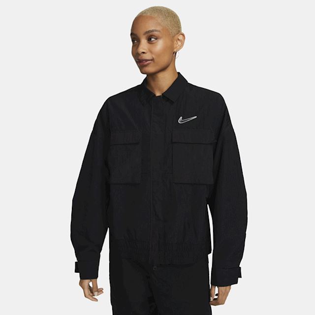 Nike Sportswear Swoosh Women's Woven Jacket - Black | DR5620-010 ...