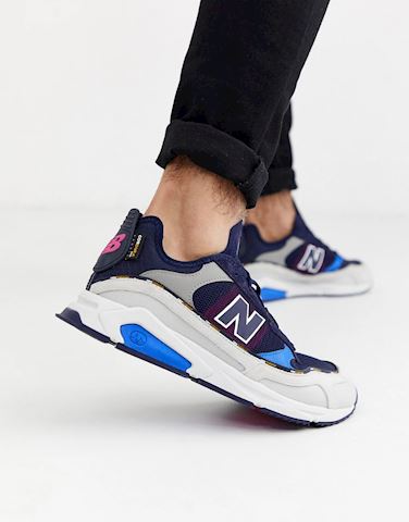 New Balance X-Racer Shoes - Summer Fog/Vivid Cobalt | MSXRCTRE | FOOTY.COM