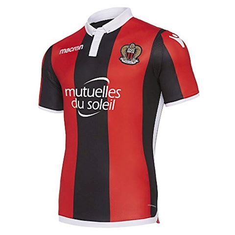 Macron OGC Nice Mens SS Player Issue Home Shirt 2017/18 ...