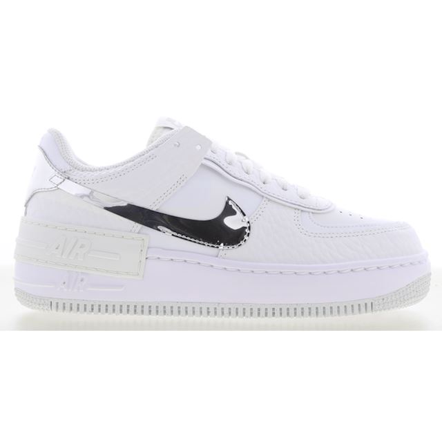 Nike Air Force 1 Shadow - Women Shoes - Beige - Leather, Synthetics - Size  3.5 - Foot Locker | DQ0837-100 | FOOTY.COM