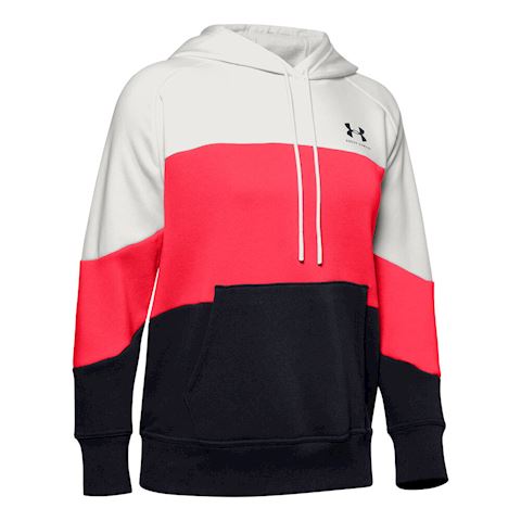 women's ua rival fleece color block hoodie