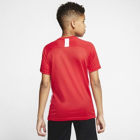 Nike Dri-FIT Academy Older Kids' Short-Sleeve Football Top - Red ...