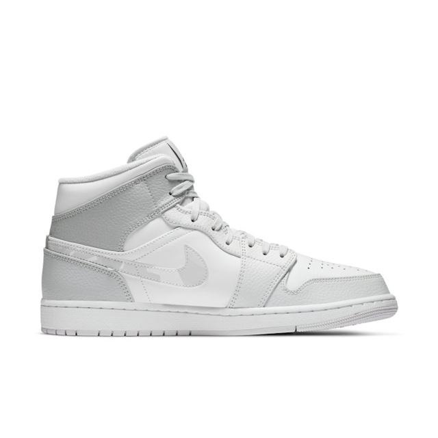 Nike Air Jordan 1 Mid Men's Shoe - White | DC9035-100 | FOOTY.COM
