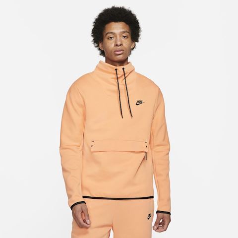 Nike Sportswear Tech Fleece Men's Long-Sleeve Funnel-Neck Top - Orange ...