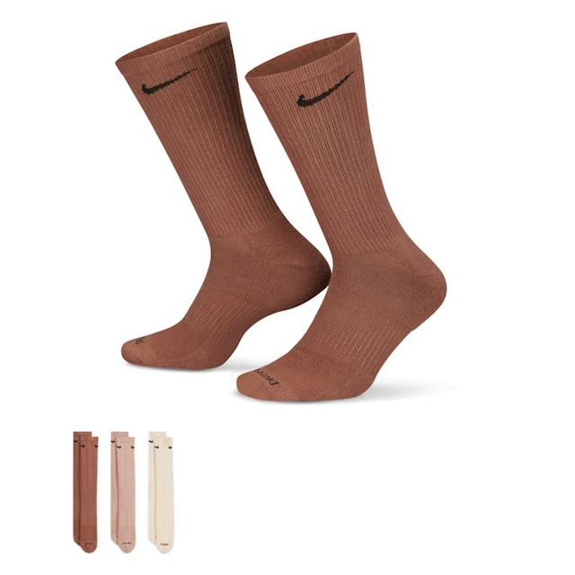 Nike Everyday Plus Cushioned Training Crew Socks (3 Pairs) Multi
