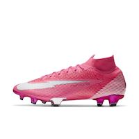 pink nike football boots with sock