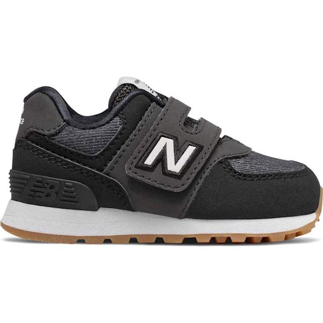 new balance hook and loop mens leather trainers