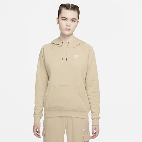 nike fleece overhead hoodie beige