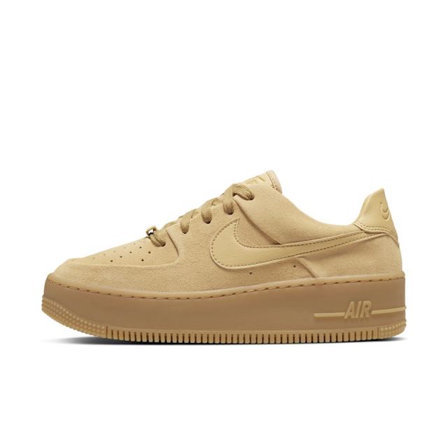 nike yellow air force 1 sage low trainers