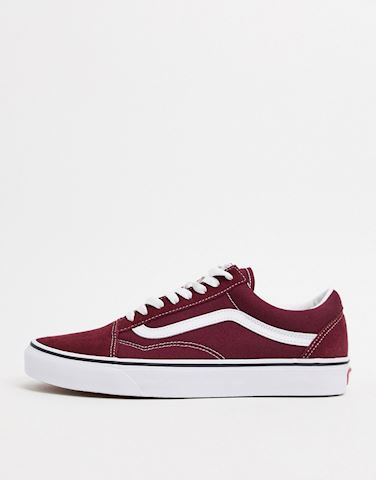 burgundy red vans