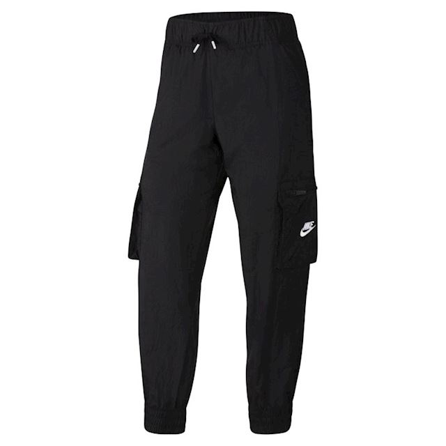 Nike Sportswear Older Kids' (Girls') Woven Cargo Trousers - Black ...