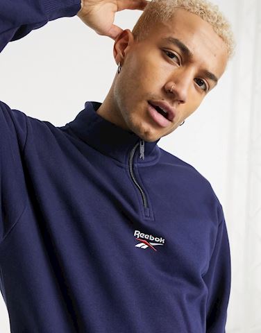 reebok retro flag half zip