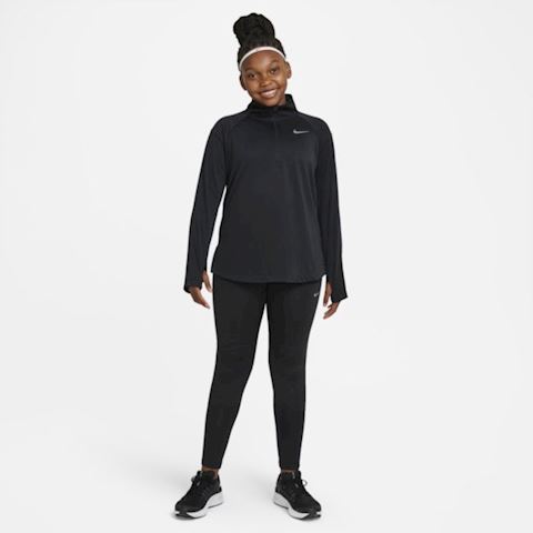 Nike Dri-FIT Older Kids' (Girls') 1/2-Zip Running Top (Extended Size ...