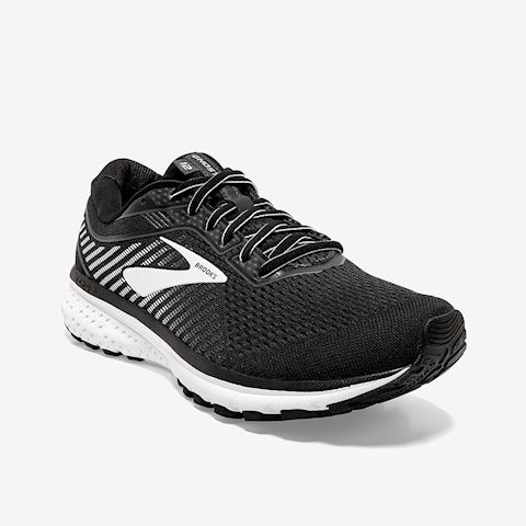 womens brooks ghost 12 black and white