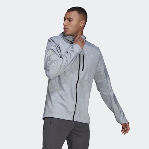adidas own the run hooded wind women's running jacket