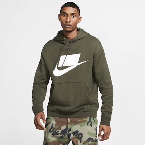 military green nike hoodie