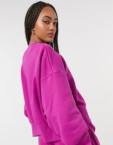 Nike mini swoosh oversized boxy sweatshirt in purple | CK0168-564 