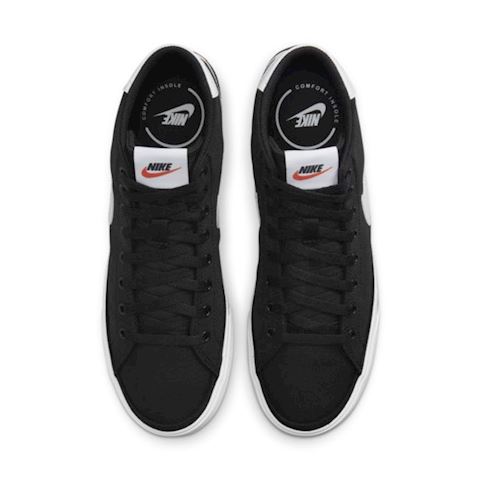 NikeCourt Legacy Canvas Mid Men's Shoe - Black | DD0162-001 | FOOTY.COM