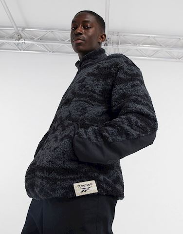 Reebok Classics printed fleece jacket 