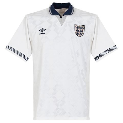 Score Draw Mens England 1990 Training Jersey Short Sleeve