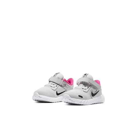 Nike Revolution 5 Flyease Baby Toddler Shoe Grey Cq4651 002 Footy Com