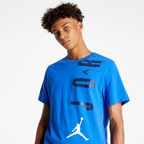 Nike Jordan Air M Short-Sleeve T-Shirt Game Royal/ Midnight Navy/ White |  CZ8402-480 | FOOTY.COM