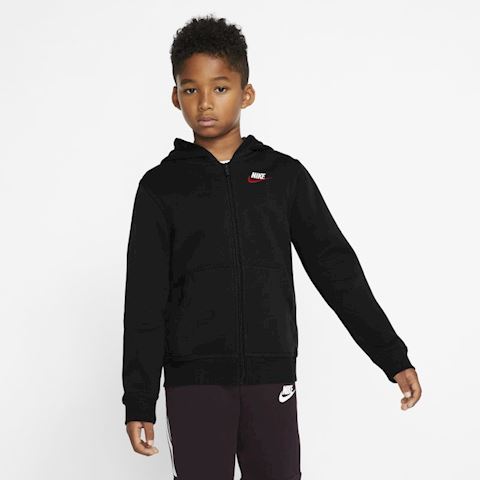 Nike Sportswear Club Older Kids' Full-Zip Hoodie - Black | BV3699-013 |  FOOTY.COM