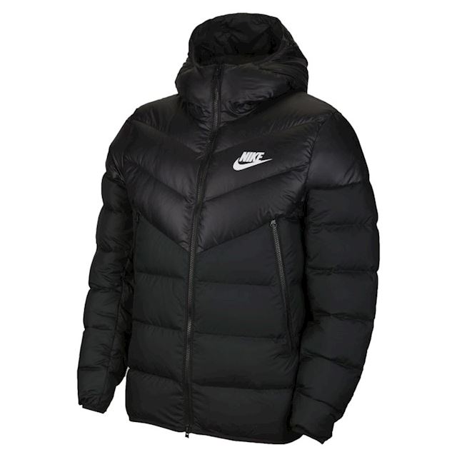 Nike Sportswear Down-Fill Windrunner Men's Hooded Jacket - Black ...