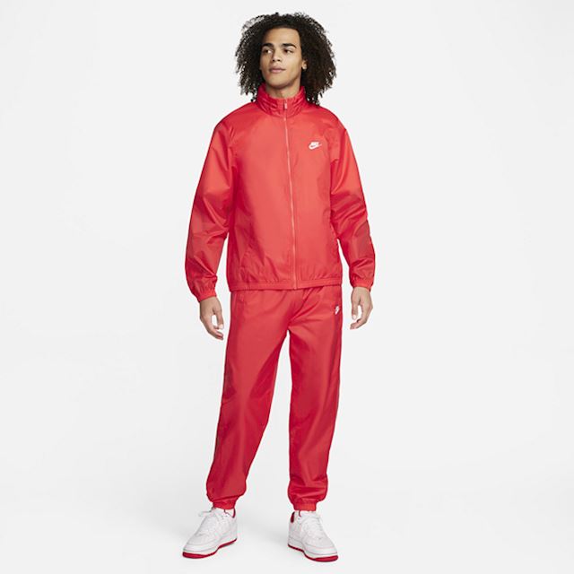 Nike Sportswear Club Men's Lined Woven Tracksuit Red DR3337696