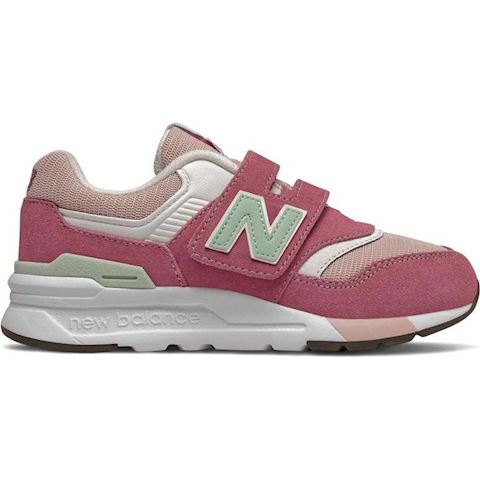 new balance hook and loop mens leather trainers