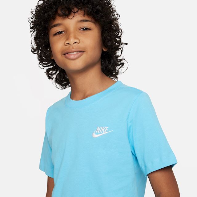 Nike Sportswear Older Kids' T-Shirt - Blue | AR5254-401 | FOOTY.COM